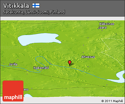 Physical Panoramic Map of Vitikkala