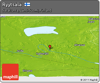 Physical Panoramic Map of Ryytsälä