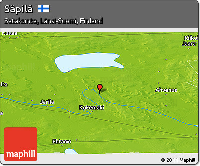 Physical Panoramic Map of Säpilä