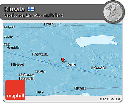 Political Panoramic Map of Kiusala
