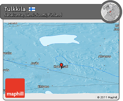 Political Panoramic Map of Tulkkila