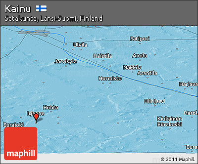 Political Panoramic Map of Kainu