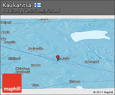 Political Panoramic Map of Kaukaritsa