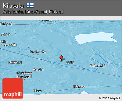 Political Panoramic Map of Kiusala