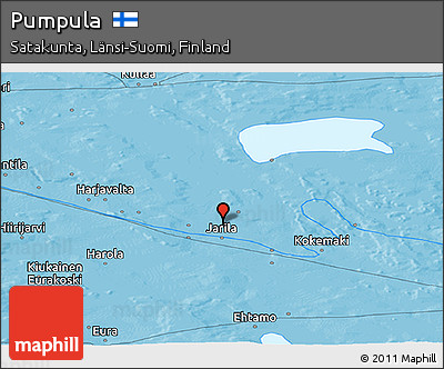 Political Panoramic Map of Pumpula