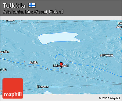 Political Panoramic Map of Tulkkila