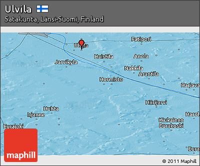 Political Panoramic Map of Ulvila