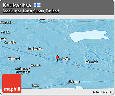 Political Panoramic Map of Kaukaritsa