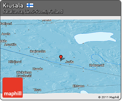 Political Panoramic Map of Kiusala