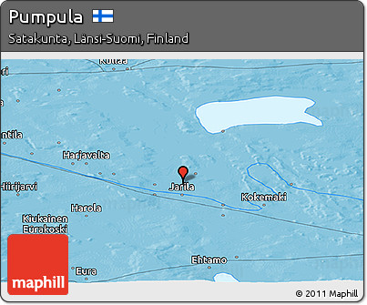 Political Panoramic Map of Pumpula
