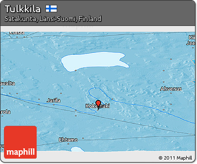 Political Panoramic Map of Tulkkila
