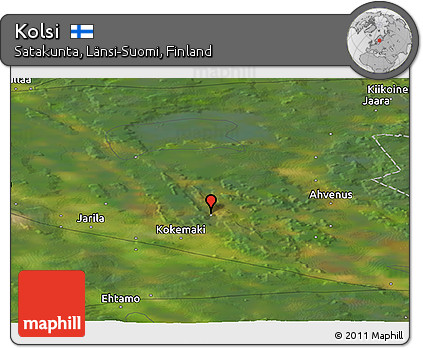 Satellite Panoramic Map of Kolsi