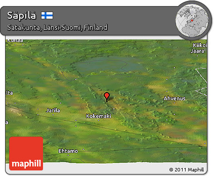 Satellite Panoramic Map of Säpilä