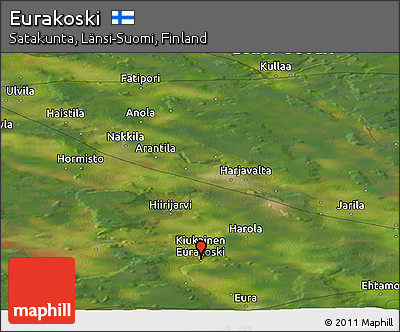 Satellite Panoramic Map of Eurakoski