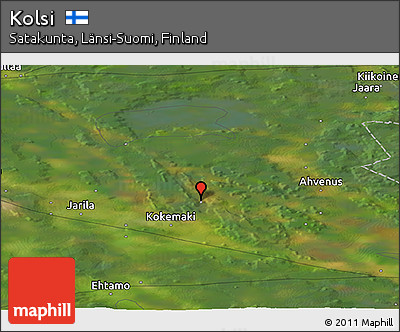 Satellite Panoramic Map of Kolsi