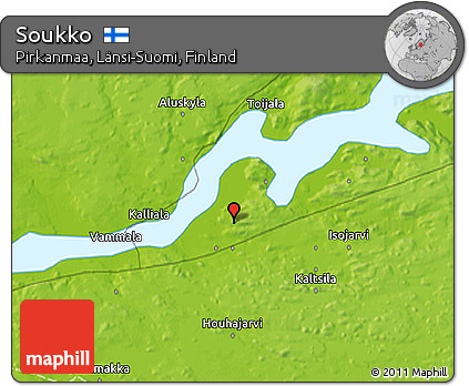 Physical 3D Map of Soukko