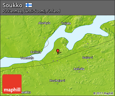 Physical 3D Map of Soukko