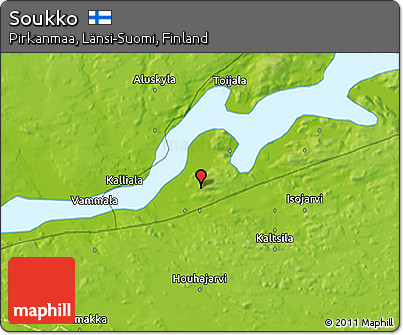 Physical 3D Map of Soukko
