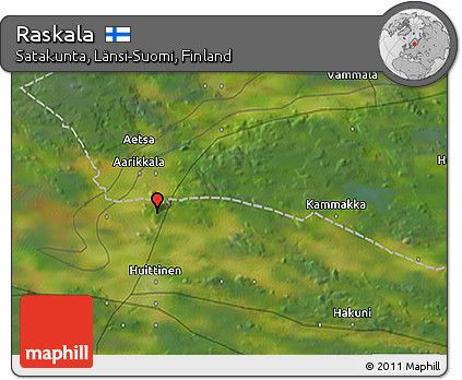 Satellite 3D Map of Raskala