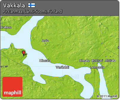 Physical Map of Vakkala