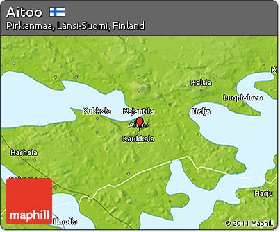 Physical 3D Map of Aitoo