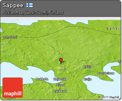 Physical 3D Map of Sappee