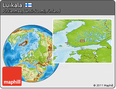 Physical Location Map of Luikala