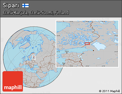 Gray Location Map of Sipari