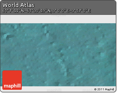 Satellite 3D Map of the Area around 61° 19' 16" N, 3° 28' 30" E