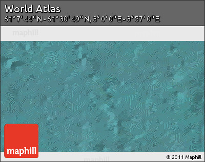 Satellite 3D Map of the Area around 61° 19' 16" N, 3° 28' 30" E