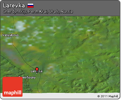 Satellite 3D Map of Larevka