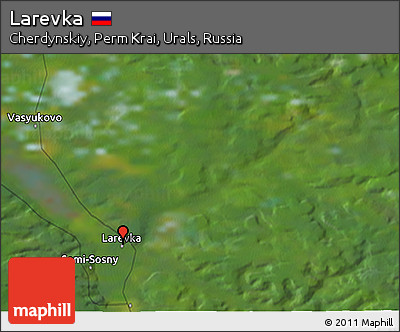 Satellite 3D Map of Larevka