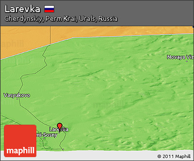 Political Panoramic Map of Larevka