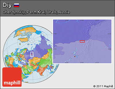 Political Location Map of Diy
