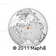 Outline Map of the Area around 61° 19' 16" N, 63° 49' 30" E, rectangular outline