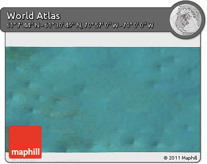 Satellite 3D Map of the Area around 61° 19' 16" N, 70° 28' 29" W