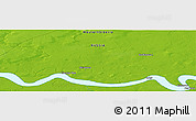 Physical Panoramic Map of the area around 61° 19' 16" N, 74° 1' 30" E
