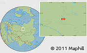 Savanna Style Location Map of the area around 61° 19' 16" N, 85° 4' 29" E