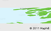 Political Panoramic Map of the area around 61° 39' 52" N, 112° 58' 29" W