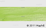 Physical Panoramic Map of the area around 61° 39' 52" N, 120° 46' 30" E