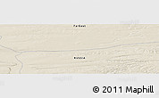 Shaded Relief Panoramic Map of the area around 61° 39' 52" N, 120° 46' 30" E