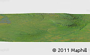 Satellite Panoramic Map of the area around 61° 39' 52" N, 122° 19' 29" W