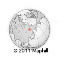 Outline Map of the Area around 61° 39' 52" N, 123° 19' 29" E, rectangular outline