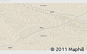 Shaded Relief 3D Map of the area around 61° 39' 52" N, 125° 1' 30" E