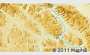 Physical 3D Map of Hootalinqua