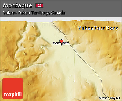 Physical 3D Map of Montague