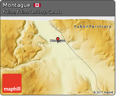 Physical 3D Map of Montague