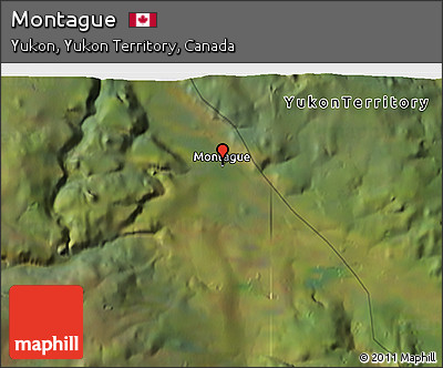 Satellite 3D Map of Montague