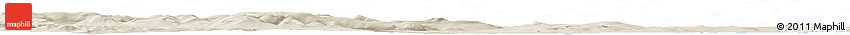 Shaded Relief Horizon Map of Aishihik
