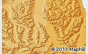 Political Map of the area around 61° 39' 52" N, 146° 58' 29" W